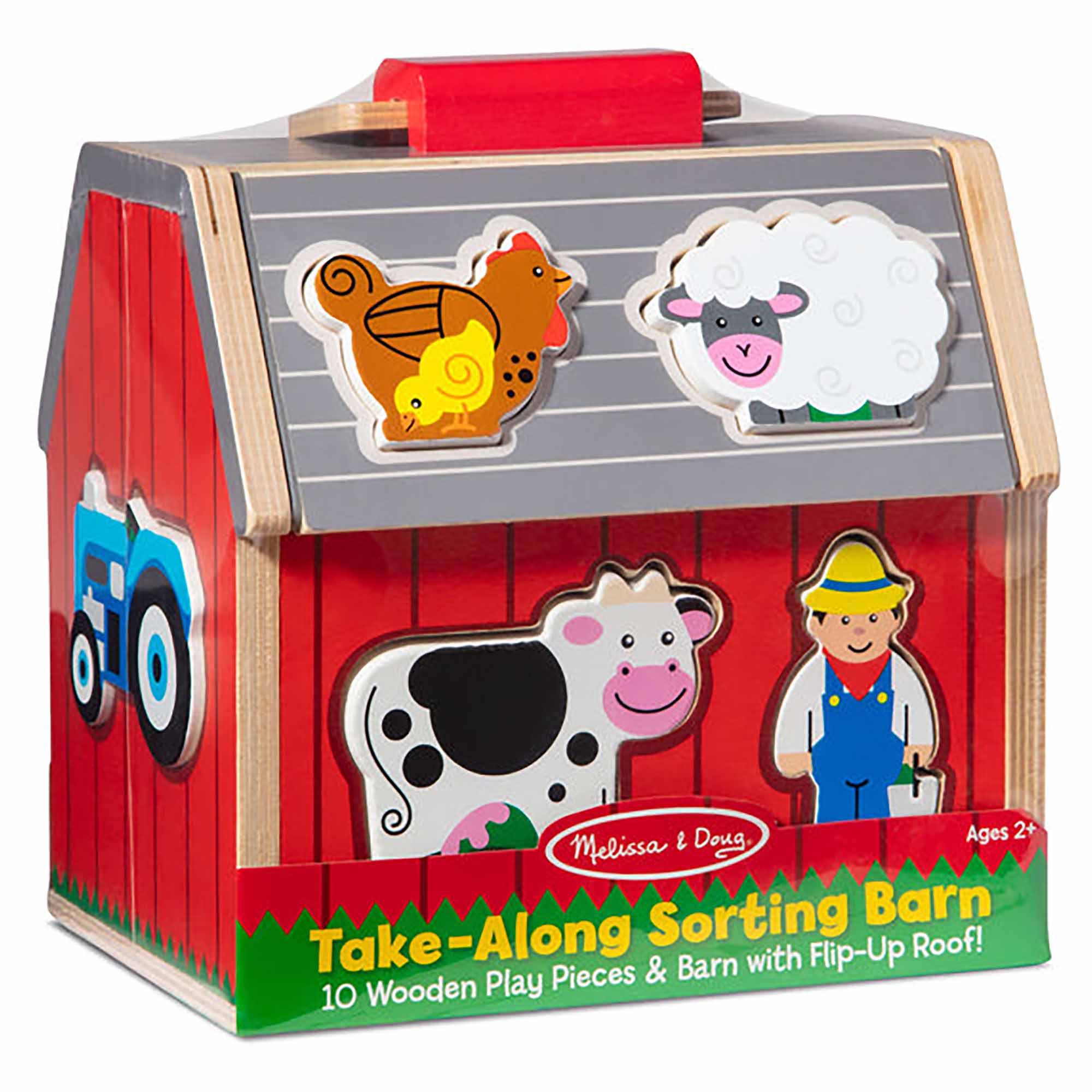 Melissa & Doug Take-Along Sorting Barn Animal Playset - Image 4