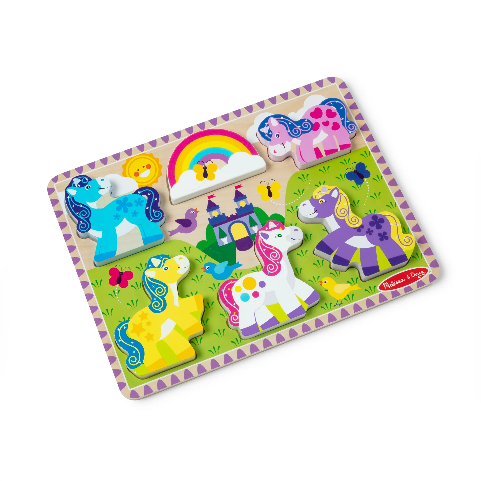 Melissa & Doug Unicorn Chunky Puzzle - Image 9