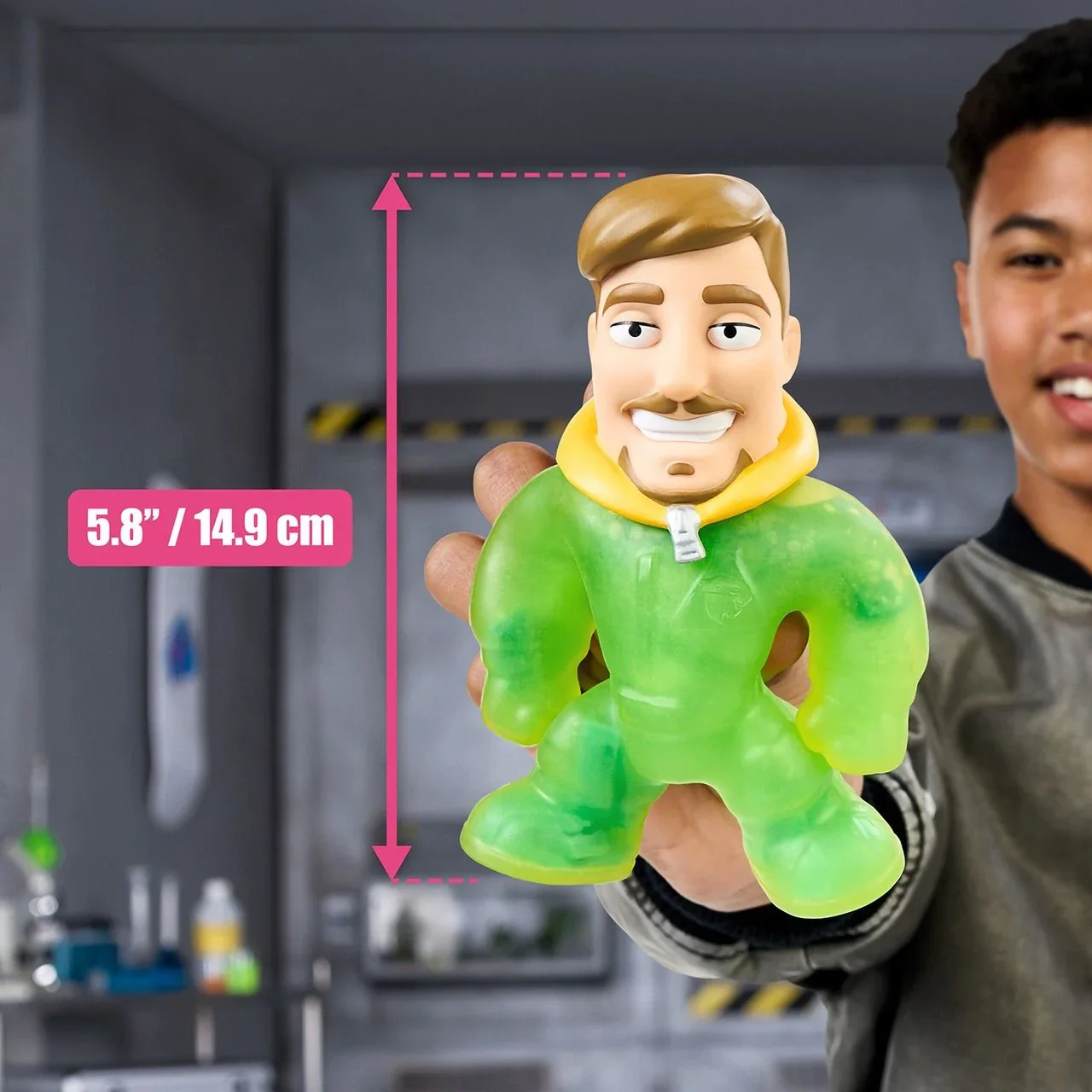 Mr Beast Lab Stretchy Hero Creations Station Hazmat Jimmy - Image 4