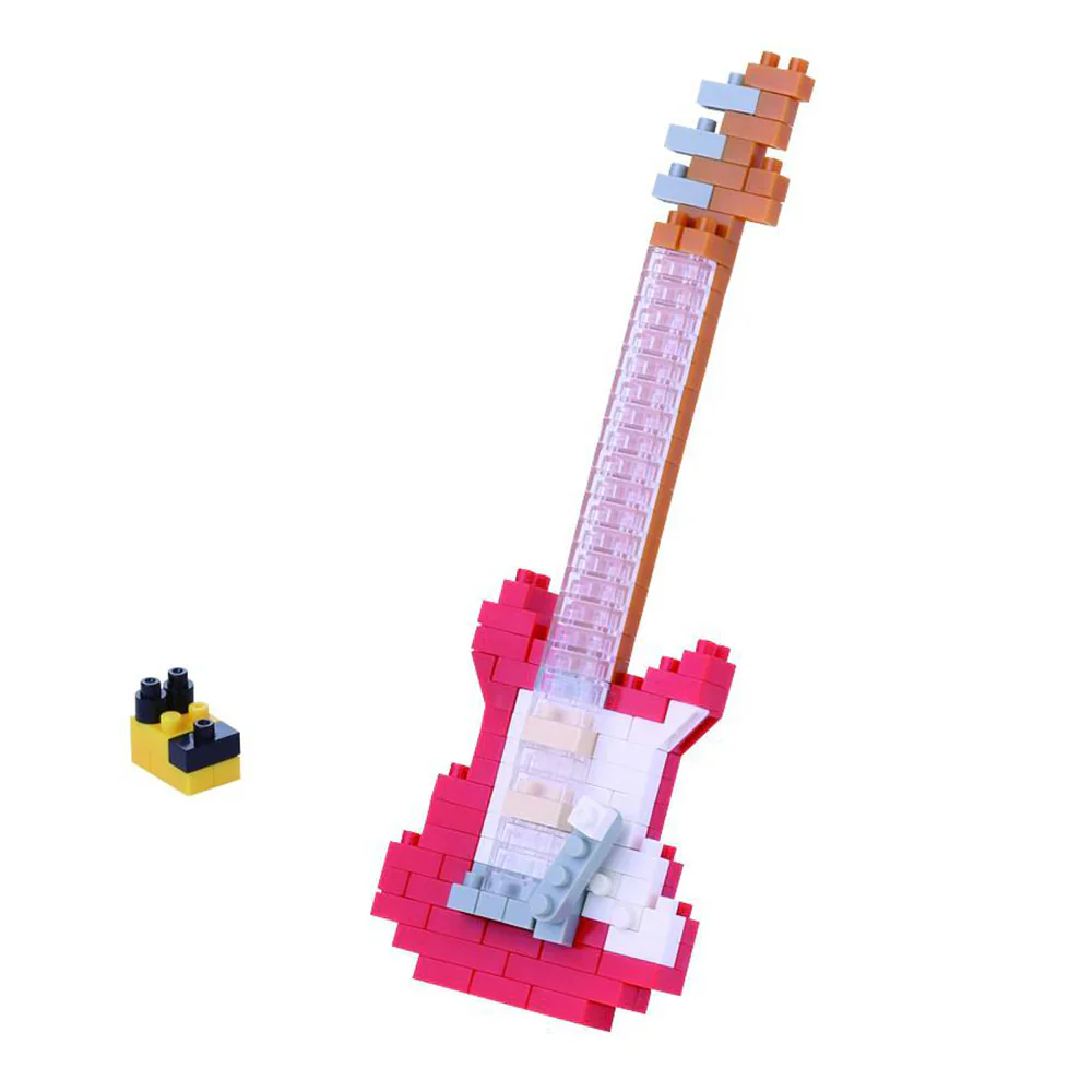 nanoblock Electric Guitar Red - Image 2
