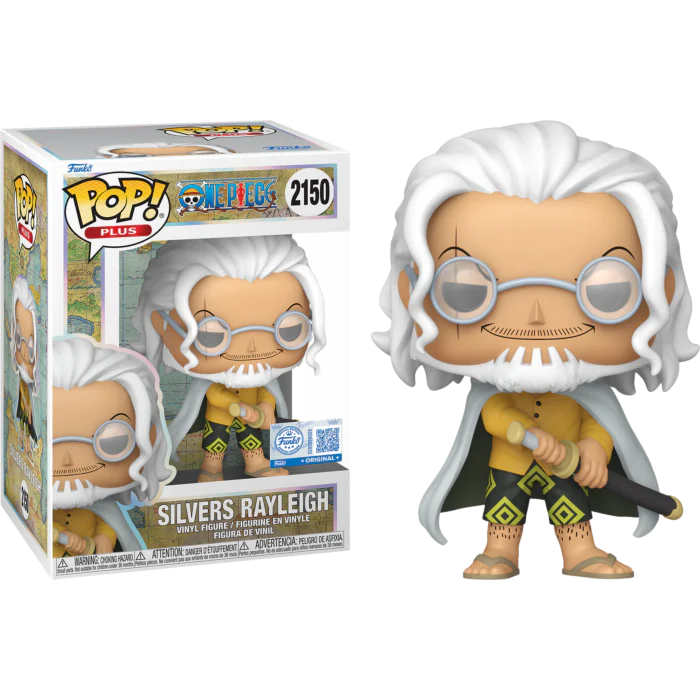 One Piece Silvers Rayleigh Pop! Plus RS Vinyl Figure