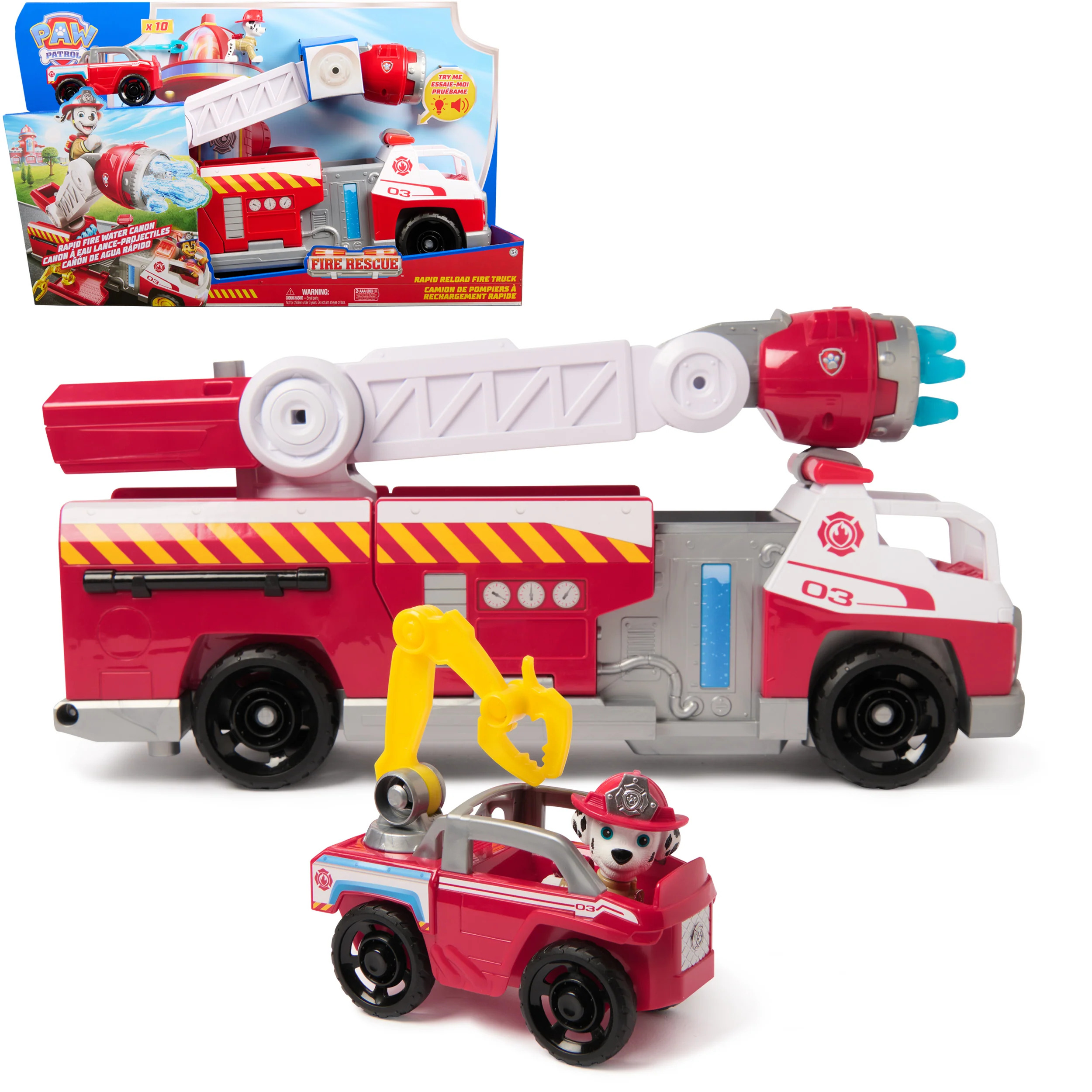 Paw Patrol Fire Rescue Deluxe Fire Truck - Image 9