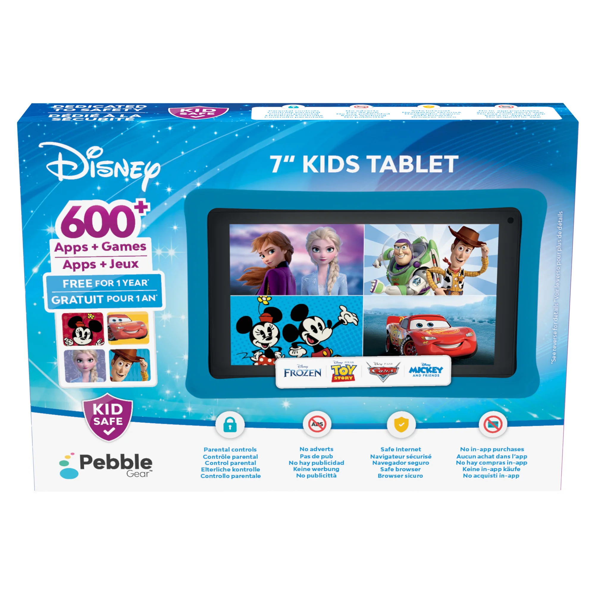 Pebble Gear 7" Disney Multi Property Blue - Image 2