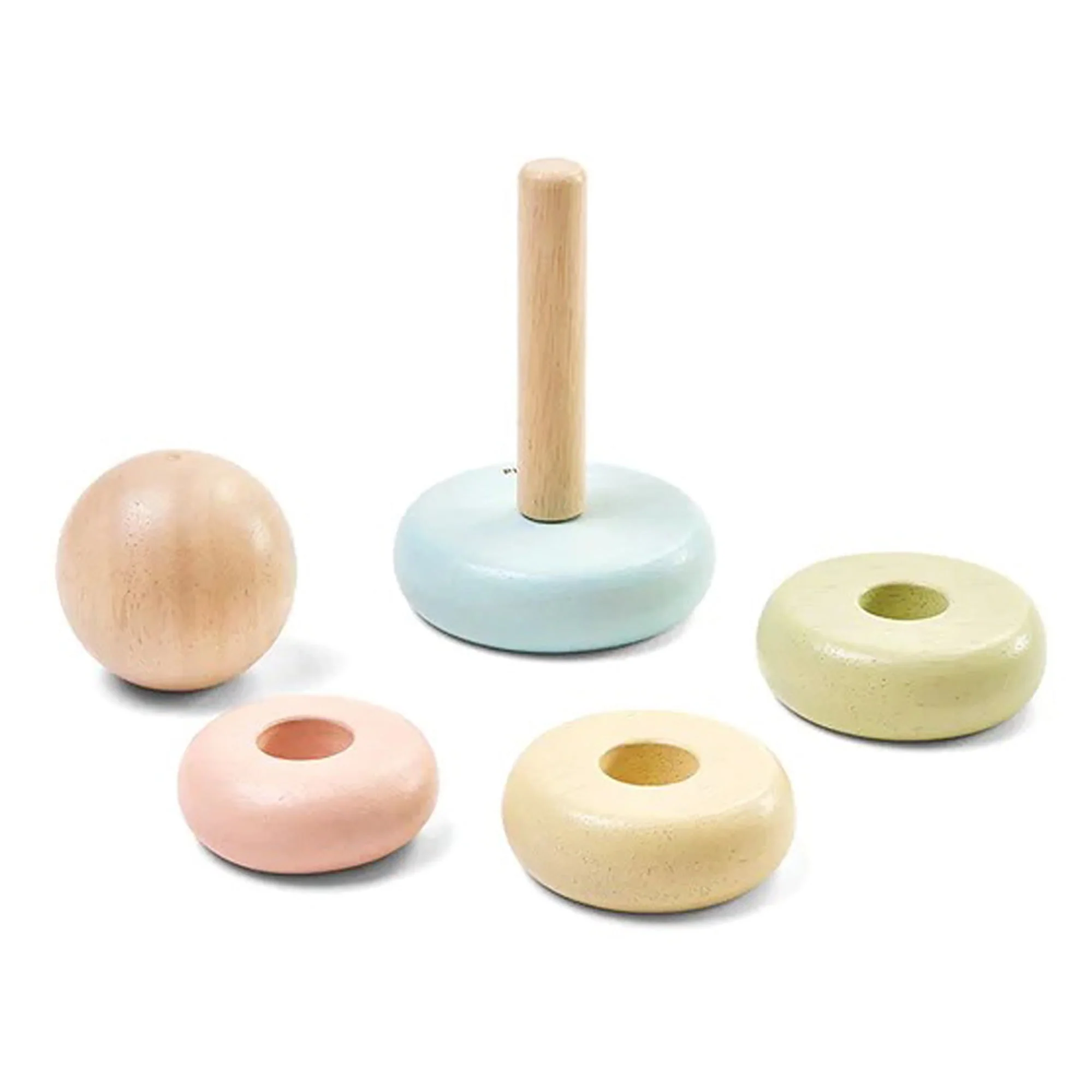 Plan Toys First Stacking Ring Pastel - Image 2
