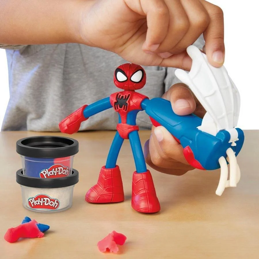 Play-Doh Marvel Spider-Man Thwip Squisher Action Figure - Image 3