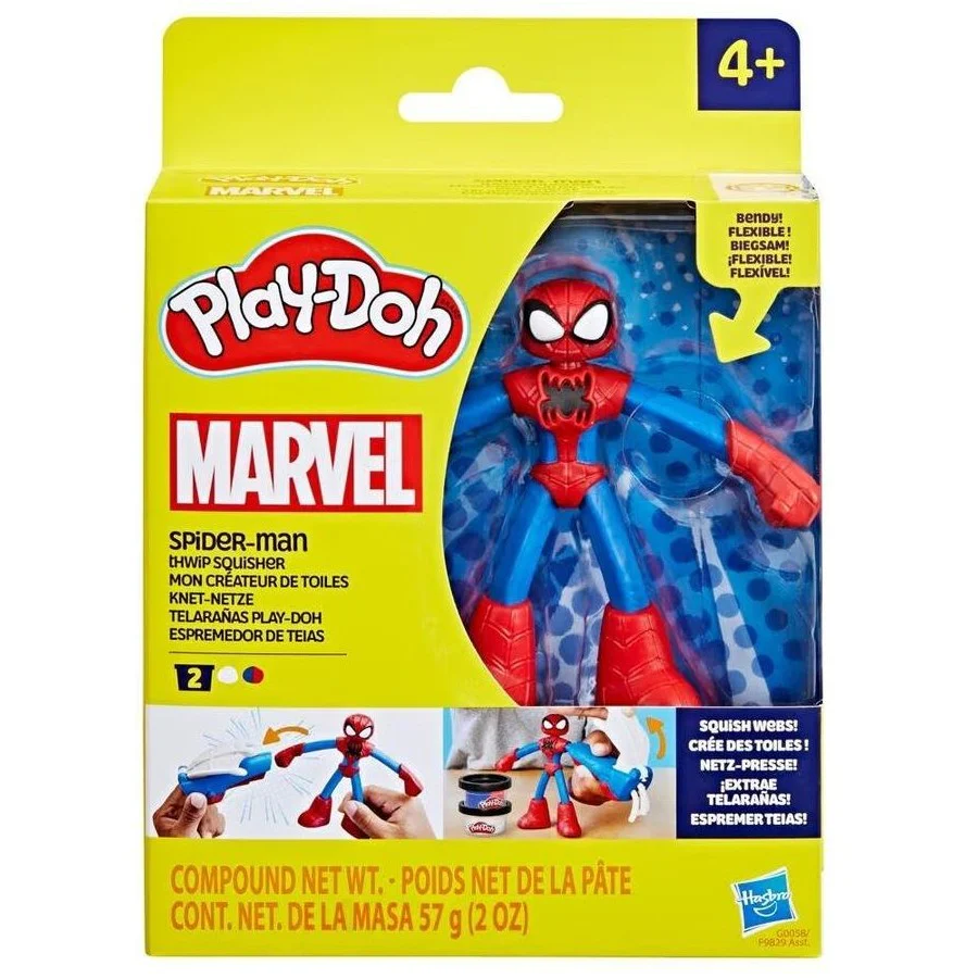 Play-Doh Marvel Spider-Man Thwip Squisher Action Figure - Image 6