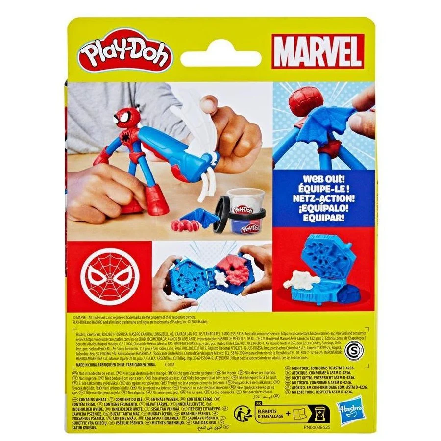 Play-Doh Marvel Spider-Man Thwip Squisher Action Figure - Image 7