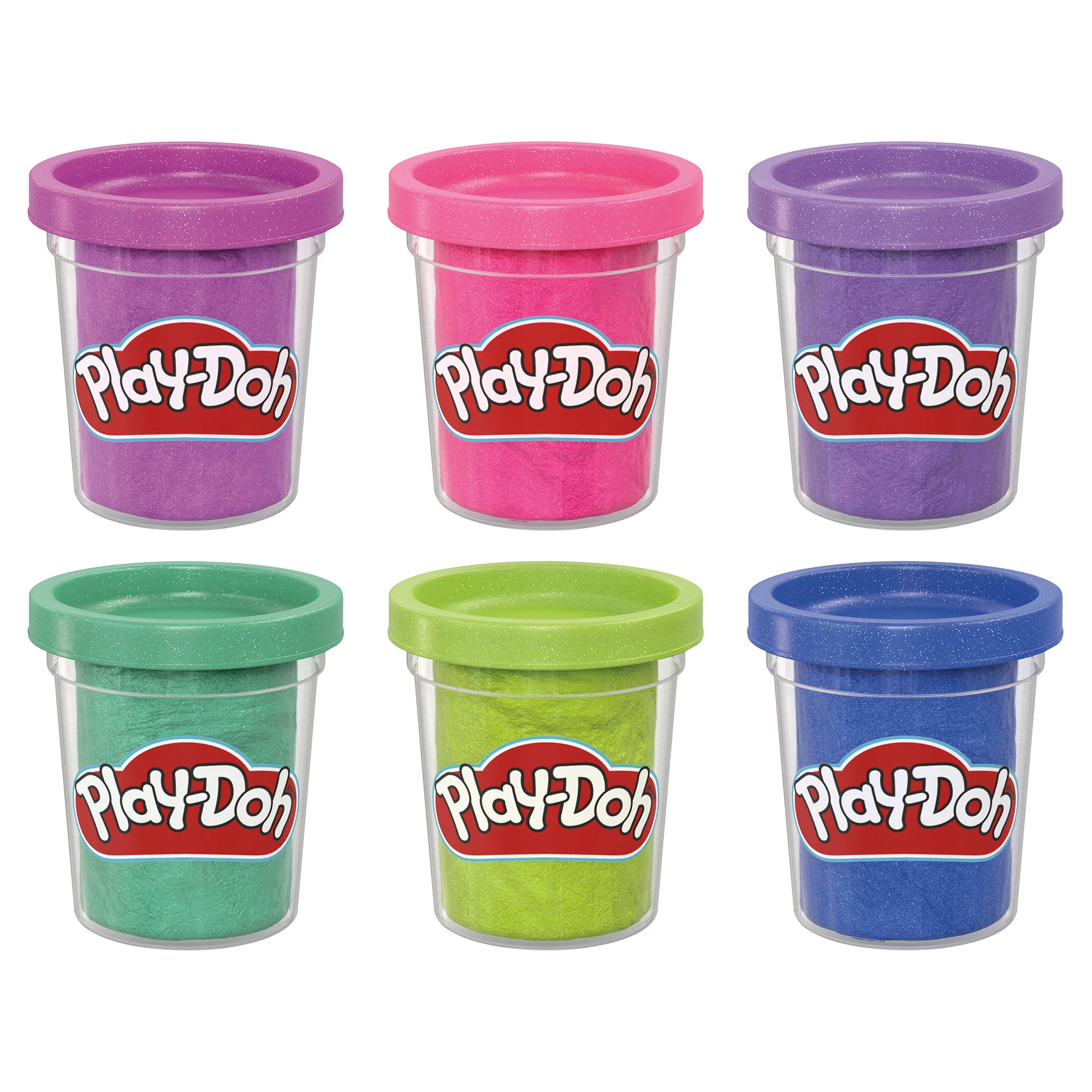 Play-Doh Sparkle Collection (Pack of 6) - Image 3