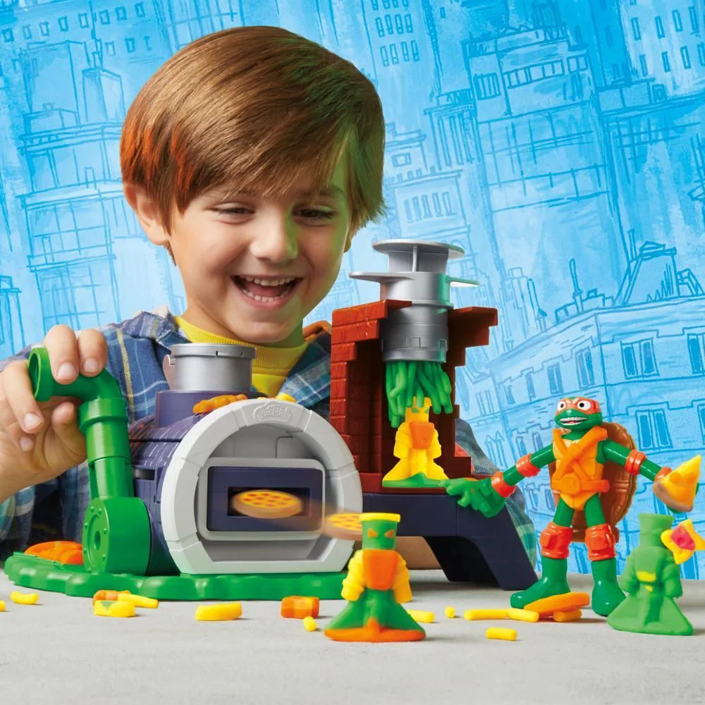 Play-Doh Teenage Mutant Ninja Turtles Slice & Blast Pizza Playset - Image 5