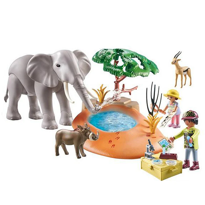 Playmobil Wiltopia Elephant at the Waterhole - Image 2