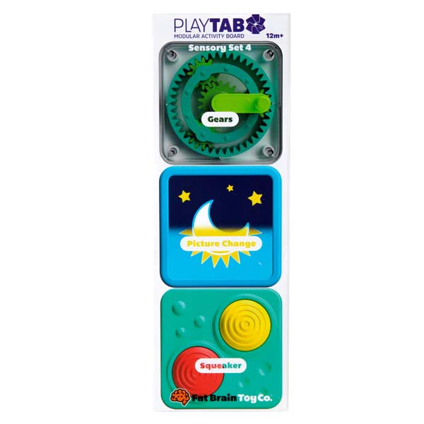 PlayTab Sensory Set 4
(Gears, Lenticular, Squeaker Tile)