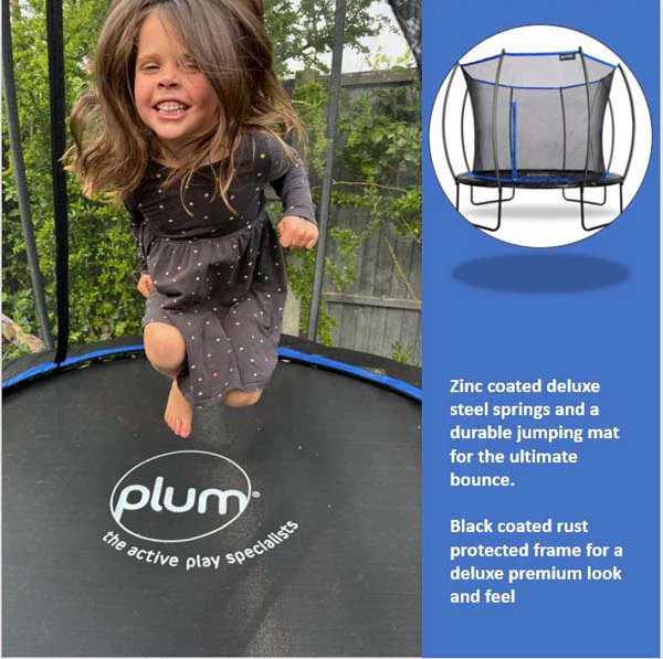 Plum 10ft Deluxe Trampoline PVC with Tent - Image 3
