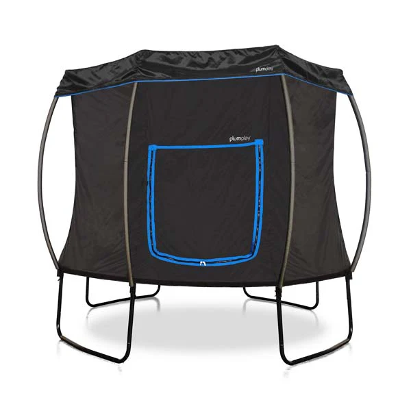 Plum 10ft Deluxe Trampoline PVC with sunshade accessory - Image 2