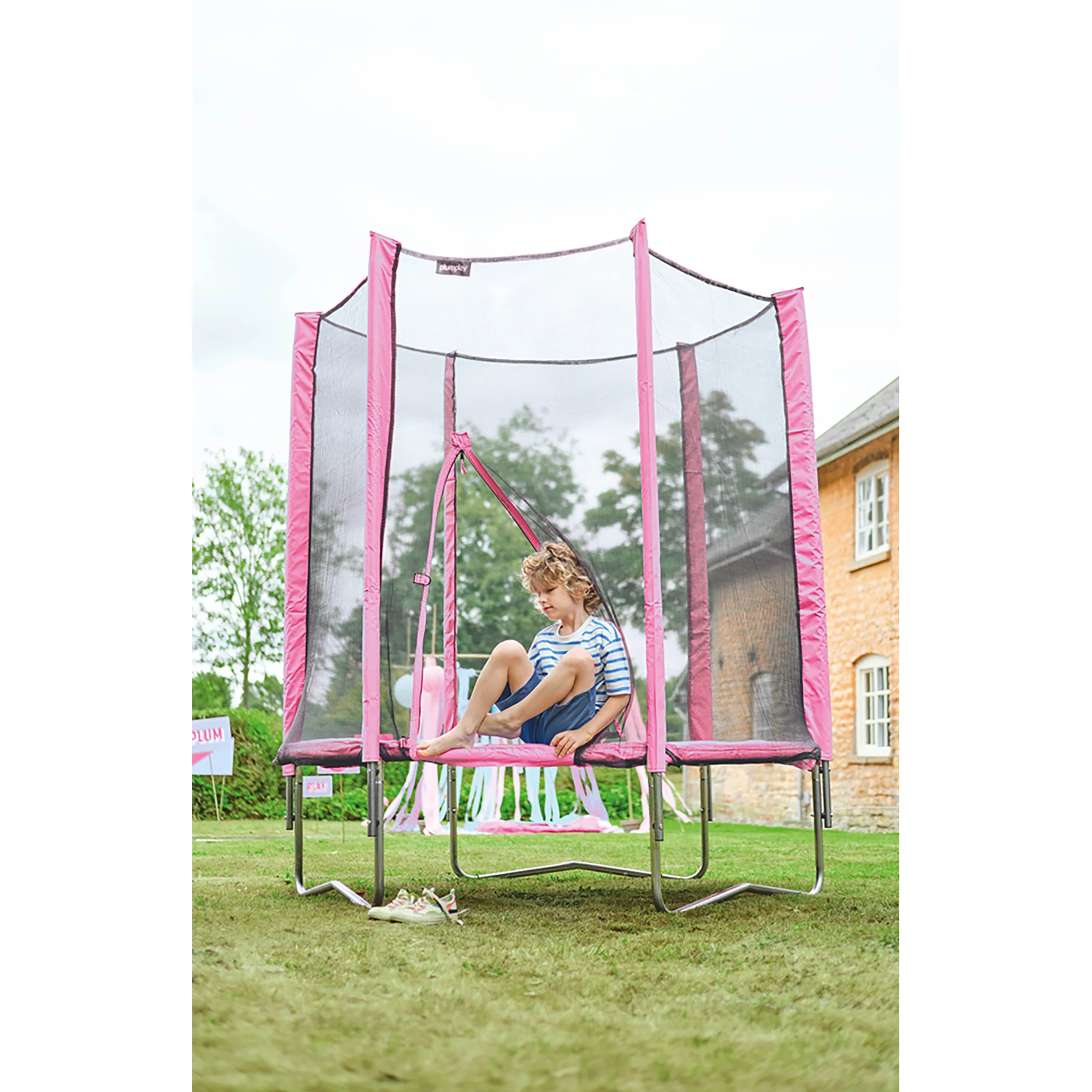 Plum Junior Trampoline, Pink (6 ft) - Image 15
