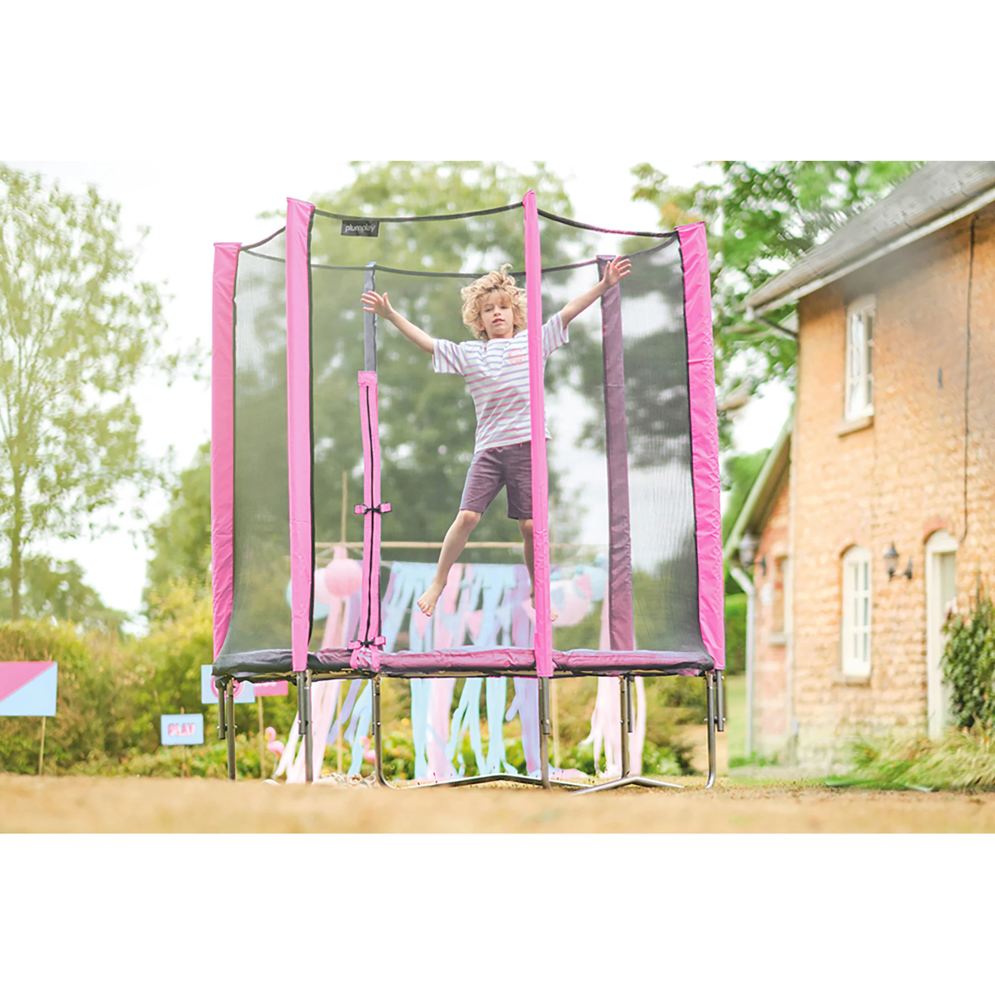 Plum Junior Trampoline, Pink (6 ft) - Image 18