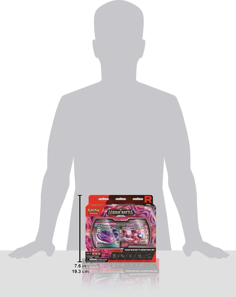 Pokémon TCG Team Rocket’s Mewtwo ex League Battle Deck - Image 2