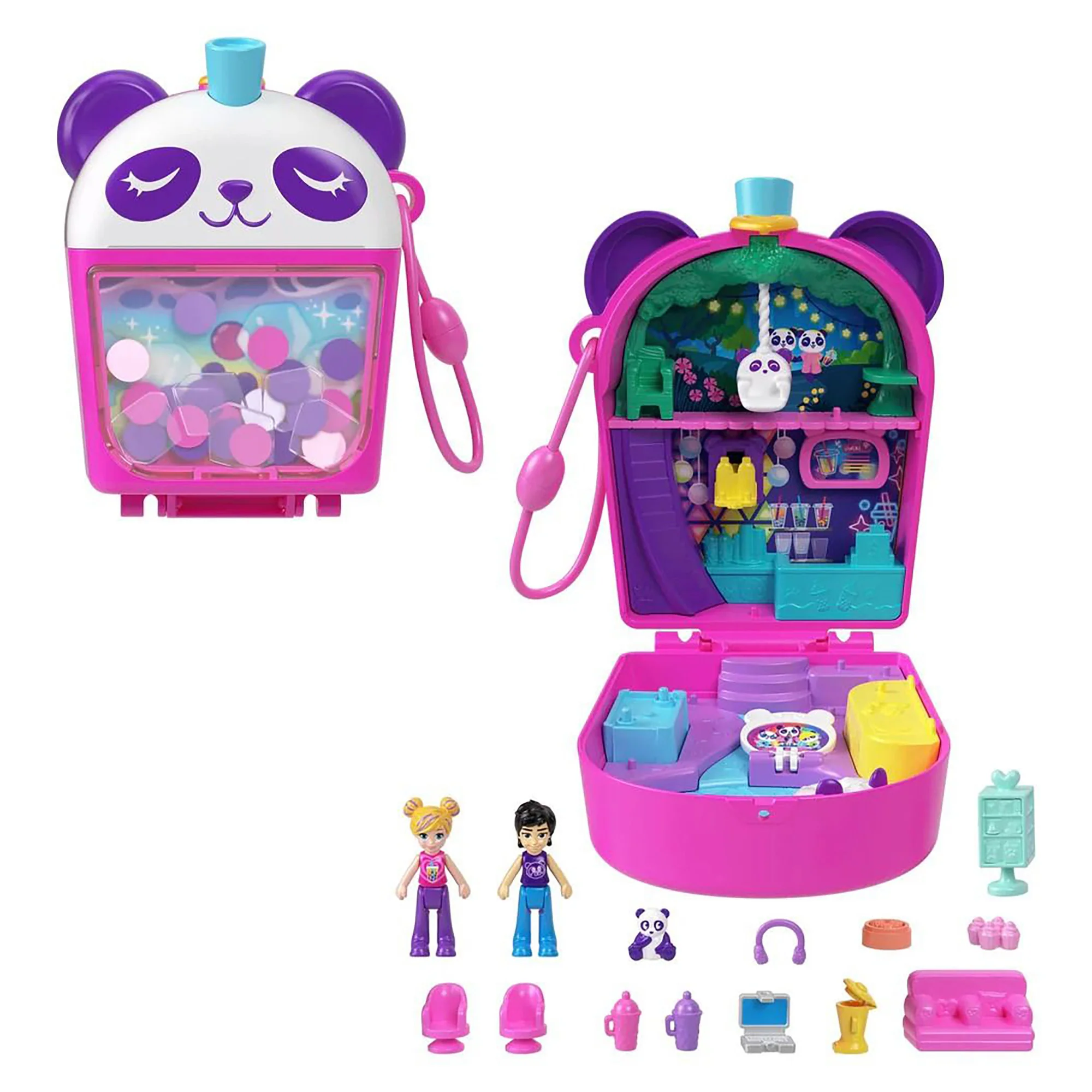 Polly Pocket Pocket World Bubble Tea Panda - Image 6