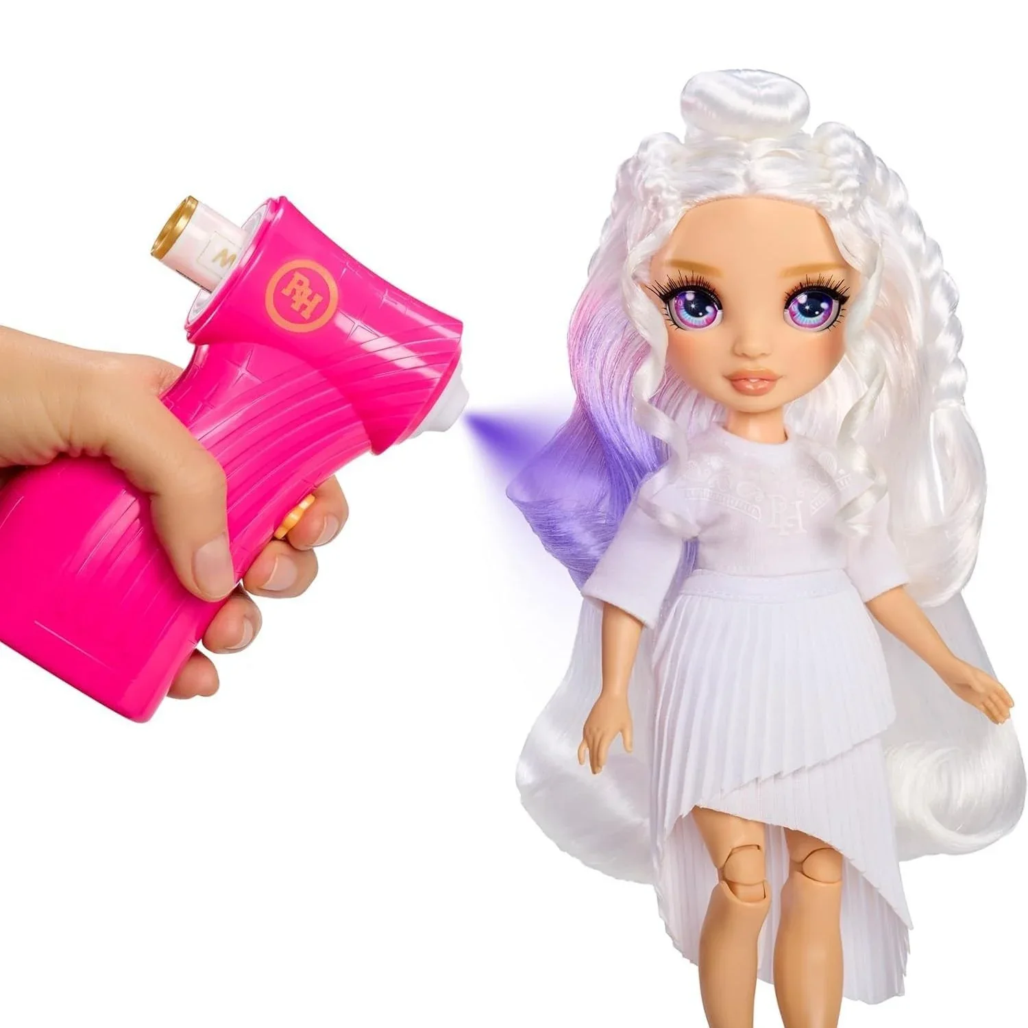 Rainbow High Air Brush & Create Fashion Dolls Purple Eyes - Image 4