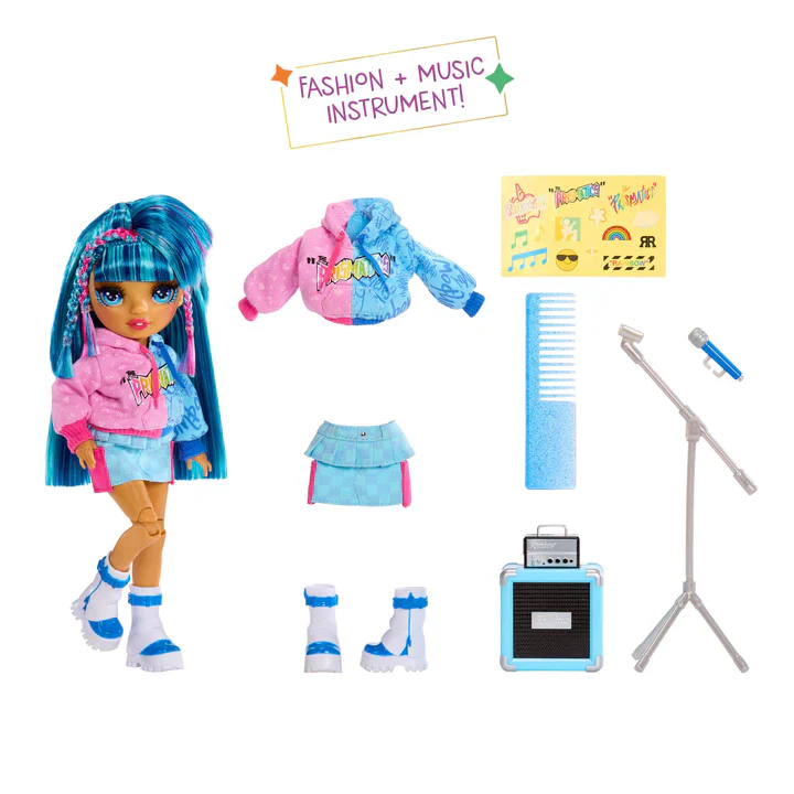 Rainbow High Jr High Rockband  Fashion Dolls Skyler - Image 2
