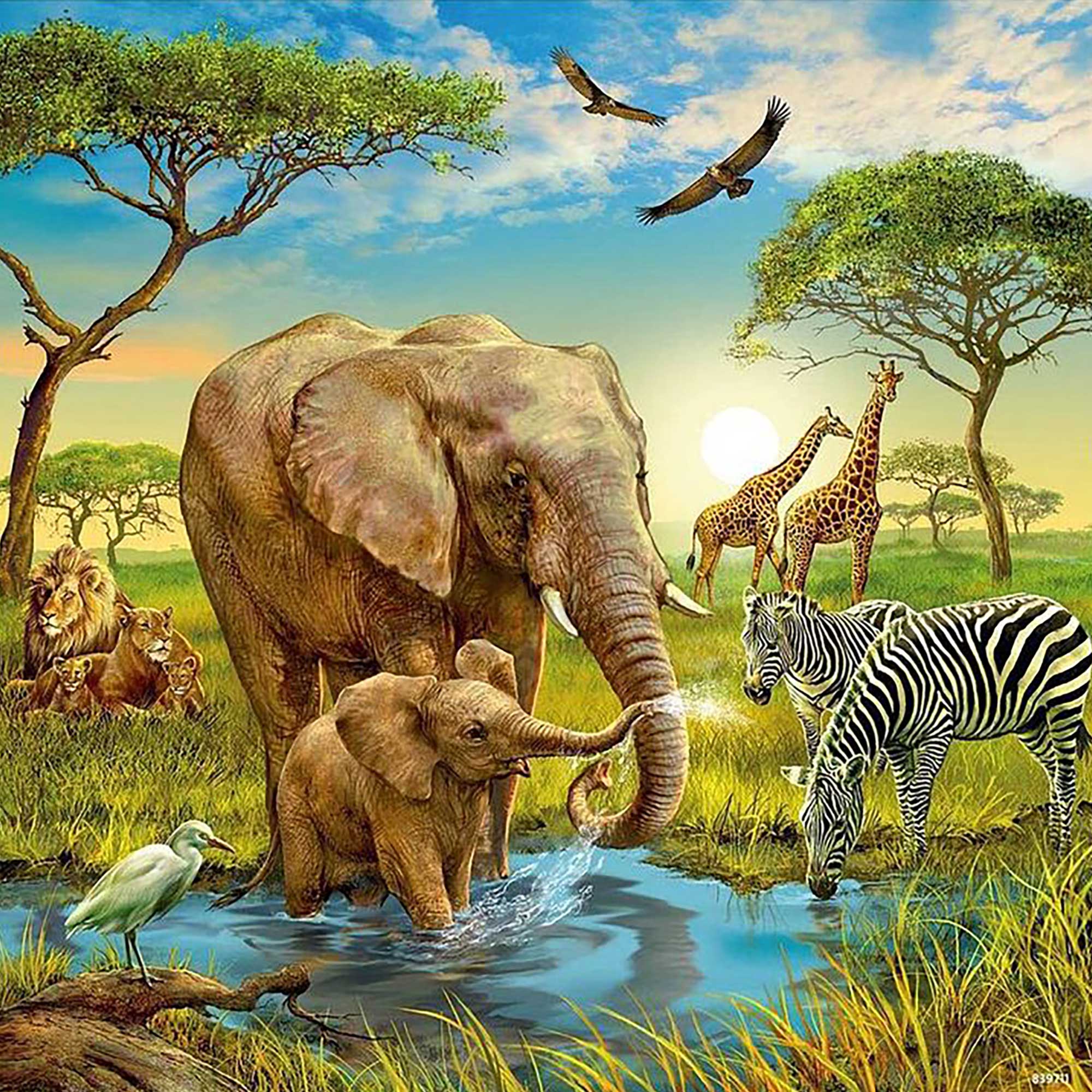 Ravensburger Animals of The Earth Puzzles (3x49 pieces) - Image 2
