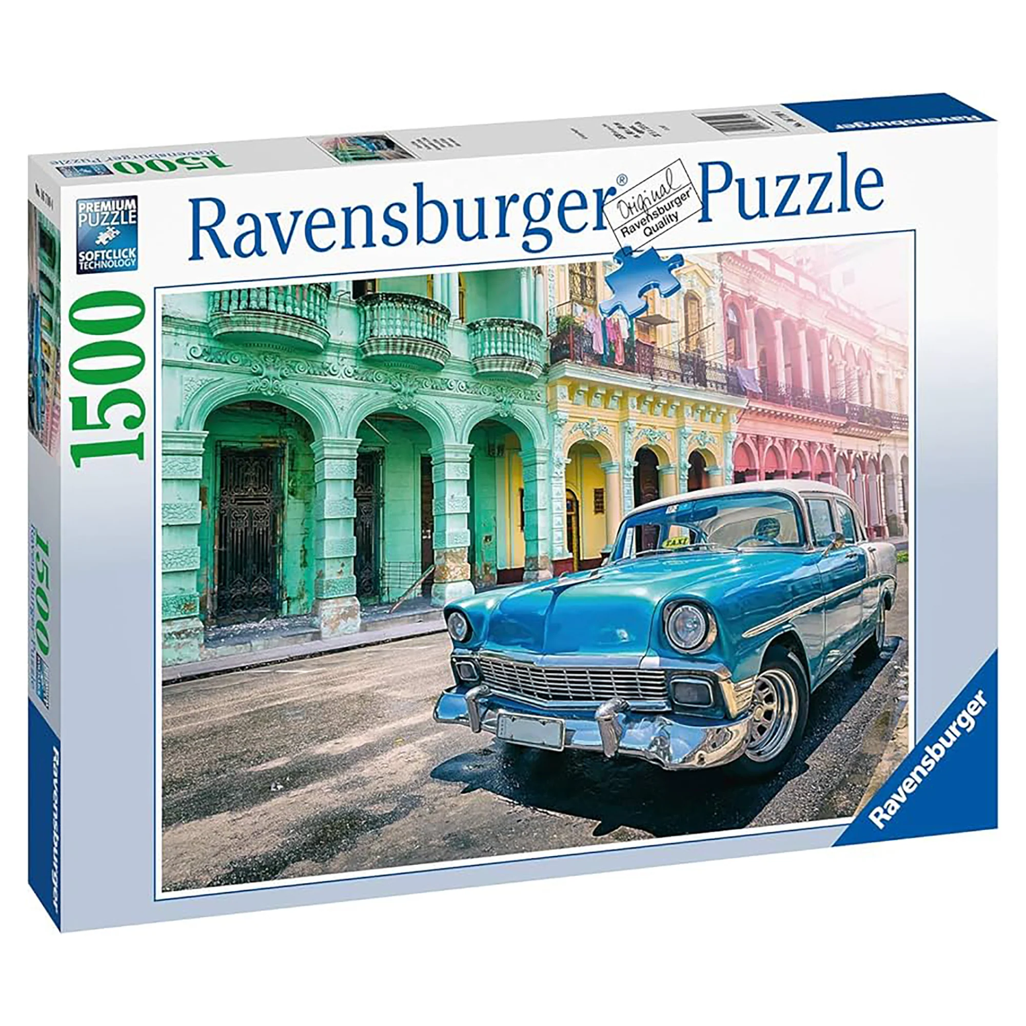 Ravensburger Cars of Cuba Jigsaw Puzzle (1500 pieces) - Image 2