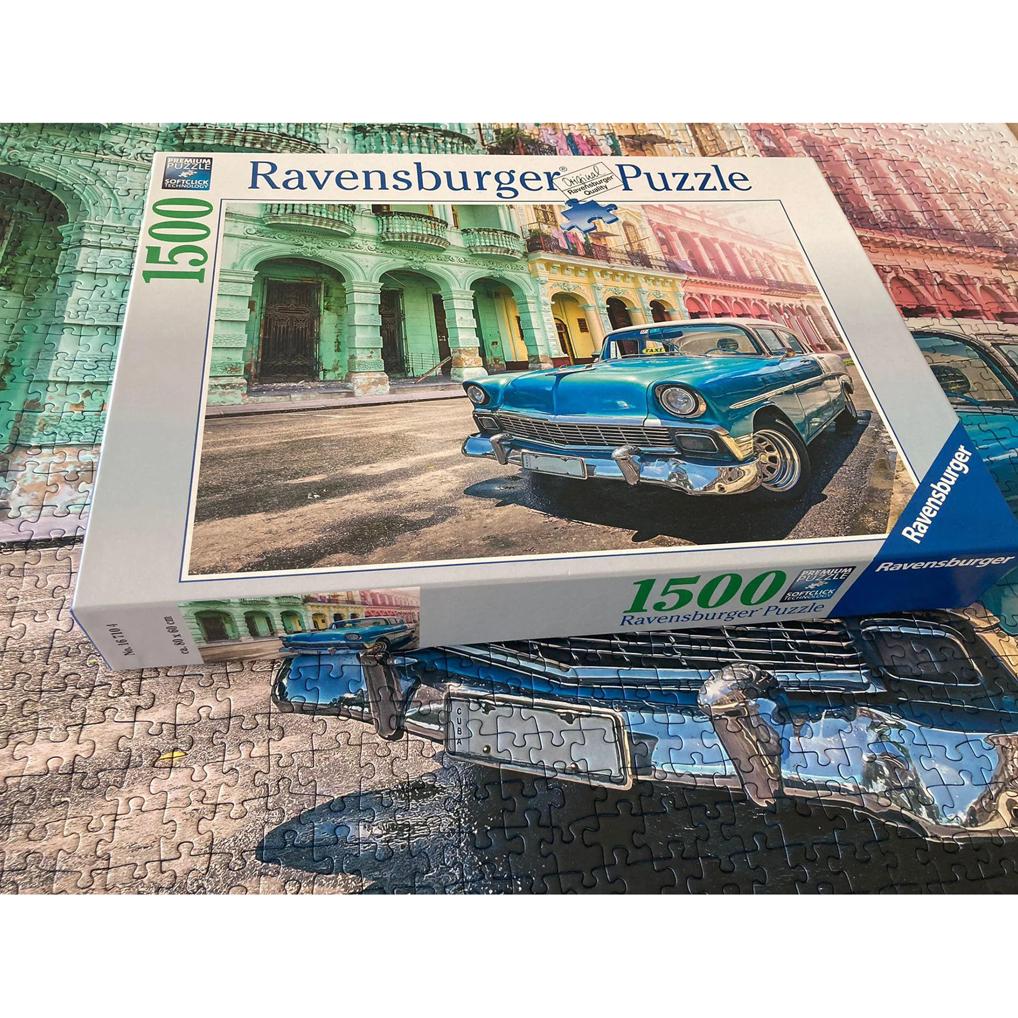 Ravensburger Cars of Cuba Jigsaw Puzzle (1500 pieces) - Image 3