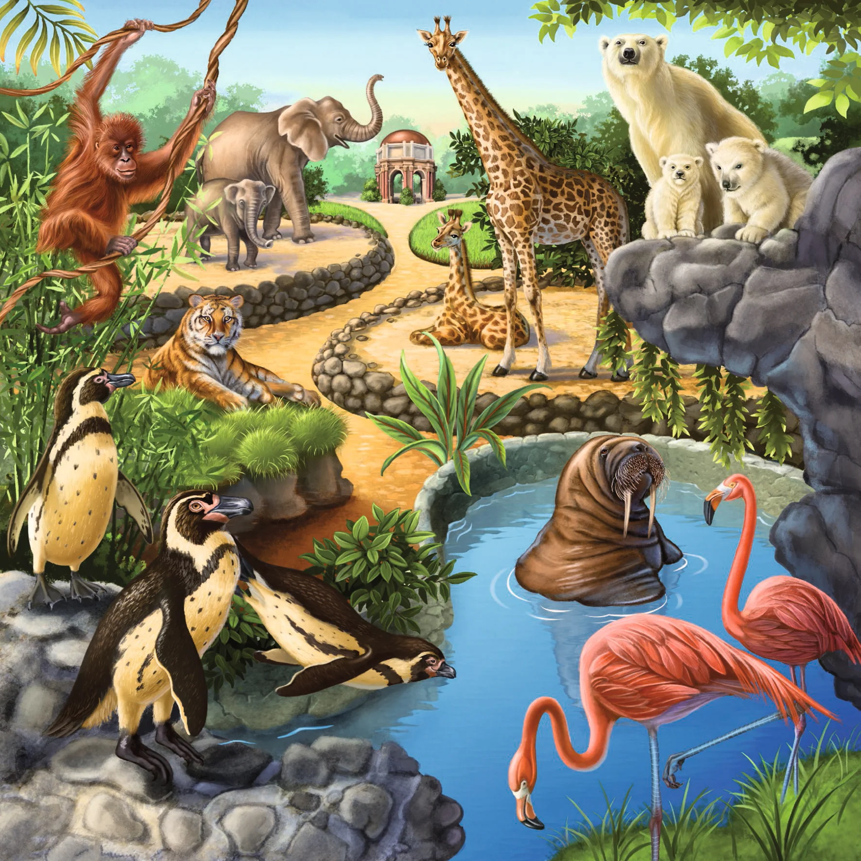 Ravensburger Forest Zoo & Pets Puzzle 3x49 - Image 2