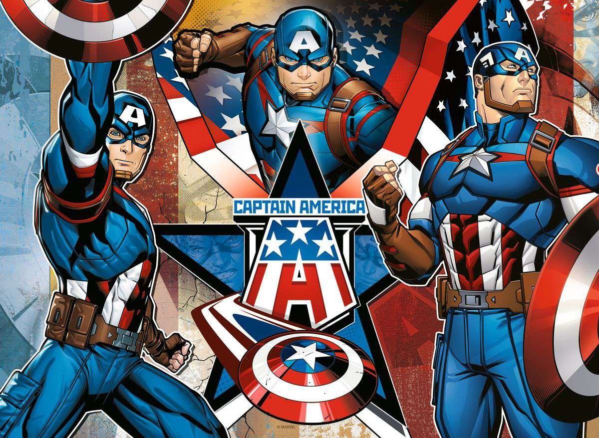 Ravensburger Marvel Captain America 100 Piece Puzzle - Image 2