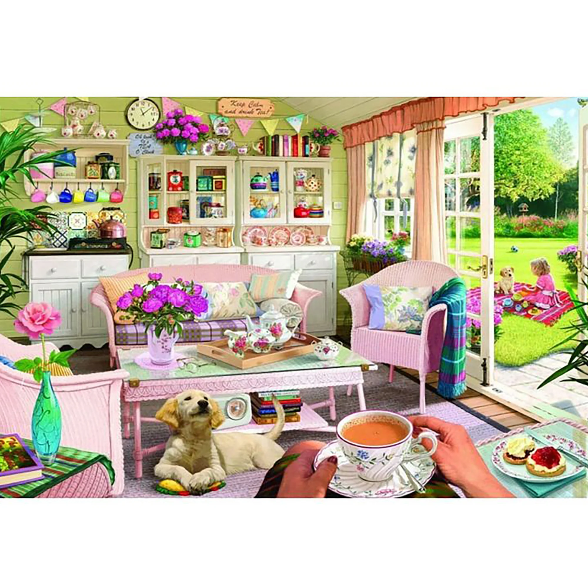 Ravensburger My Haven No. 12 the Tea Shed (1000 pieces) - Image 2