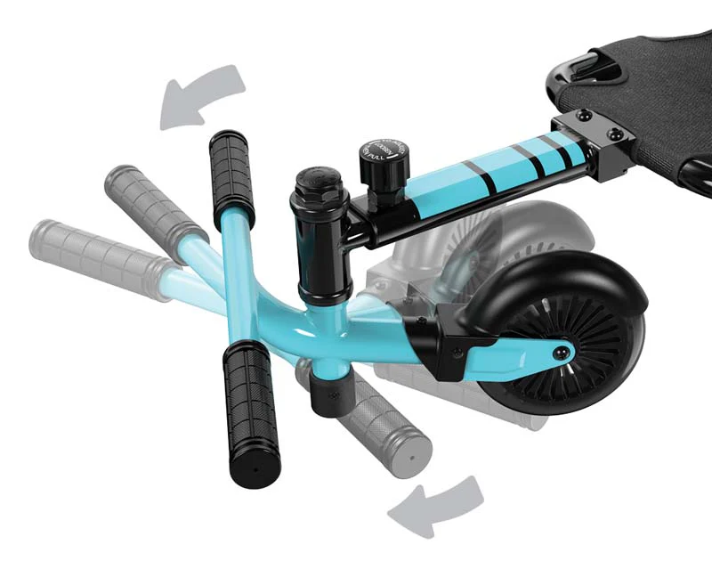Razor Crazy Cart Shuffle - Black/ Teal - Image 3