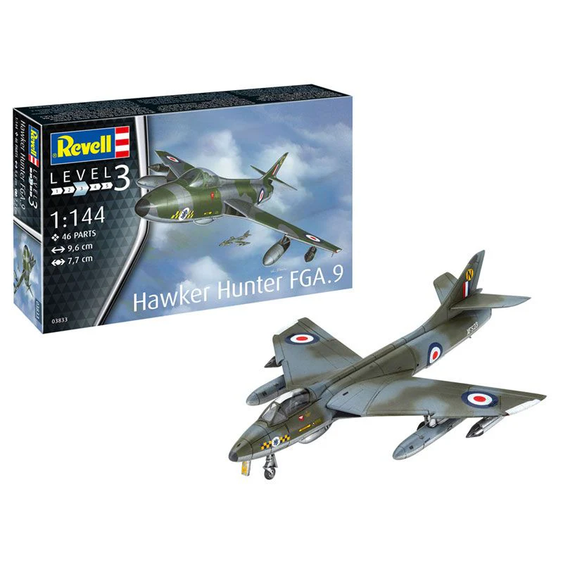 Revell 1/144 Model Set Hawker Hunter FGA.9 - Image 2