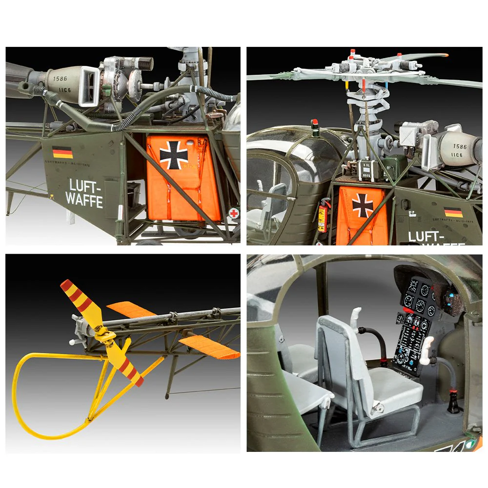 Revell 1/32 Model Set Alouette Ii - Image 2
