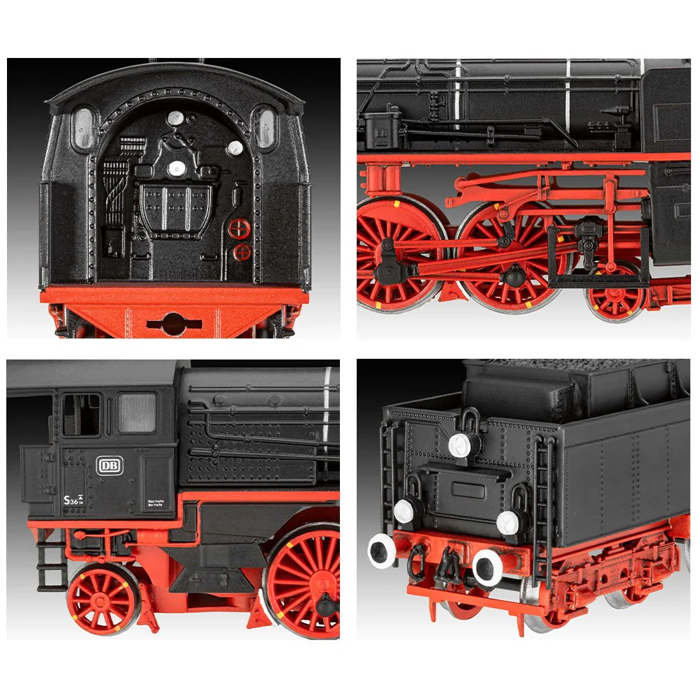 Revell 1/87 Model Set Express Loco S3/6 BR 18 5 With Tender - Image 3