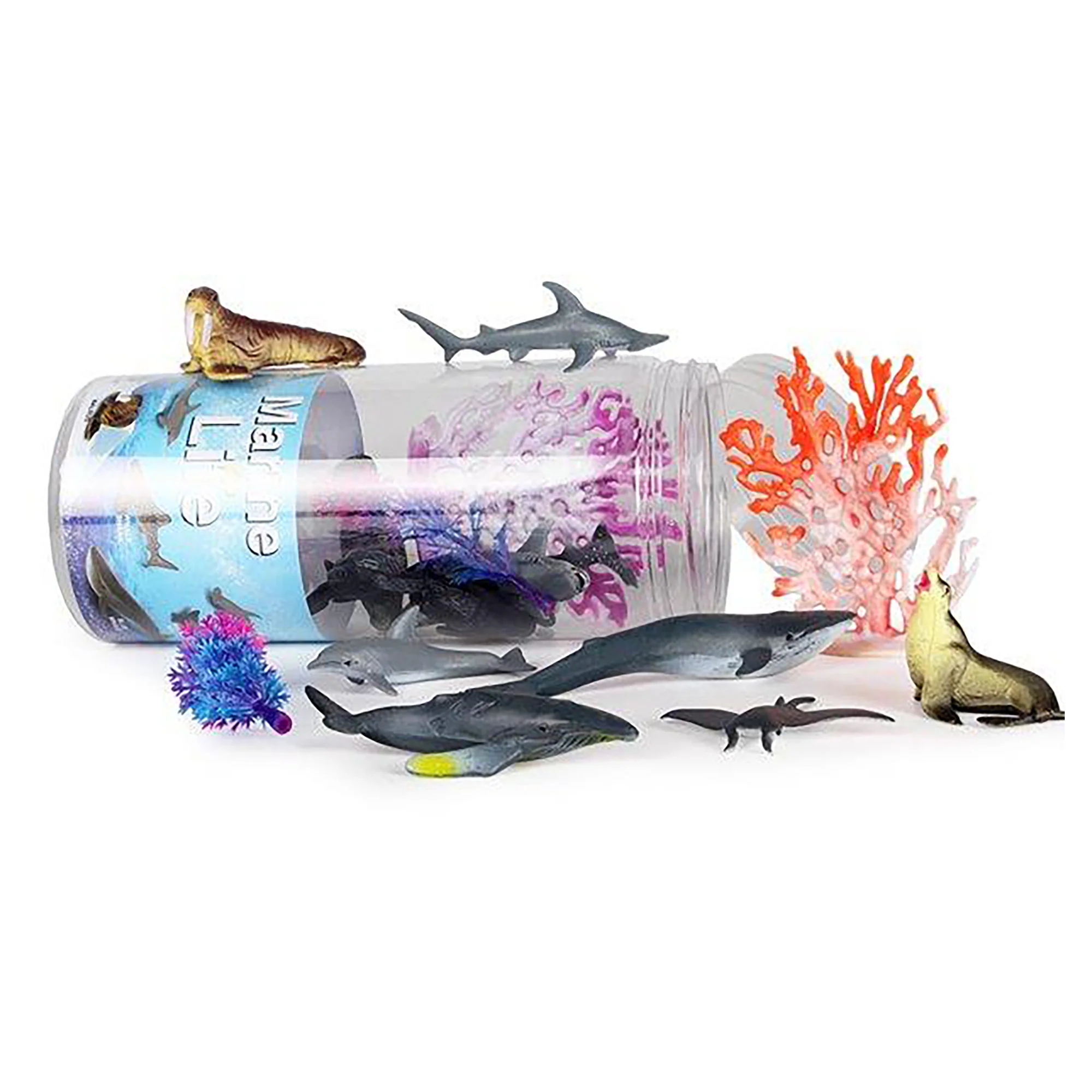 Sea Life 16 Pce Animals Figure Set - Image 3