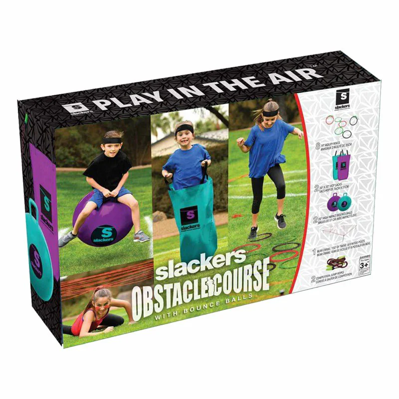 Slackers Ninja Obstacle Course with Bounce Balls - Image 2