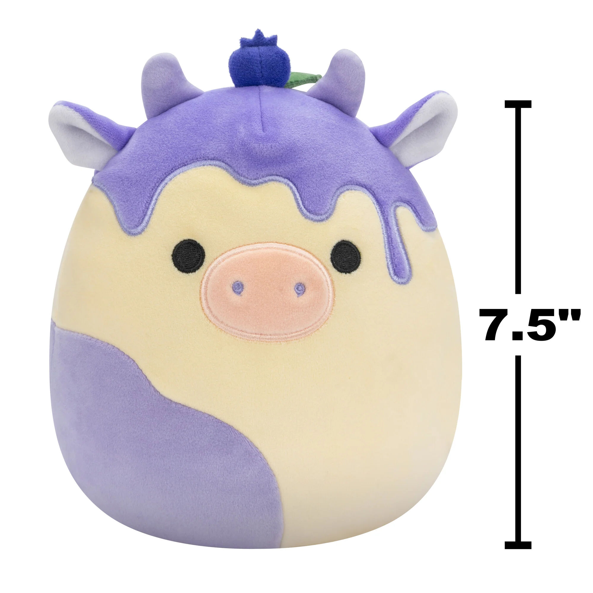 Squishmallows 7.5in Benito Blueberry Cow - Image 2