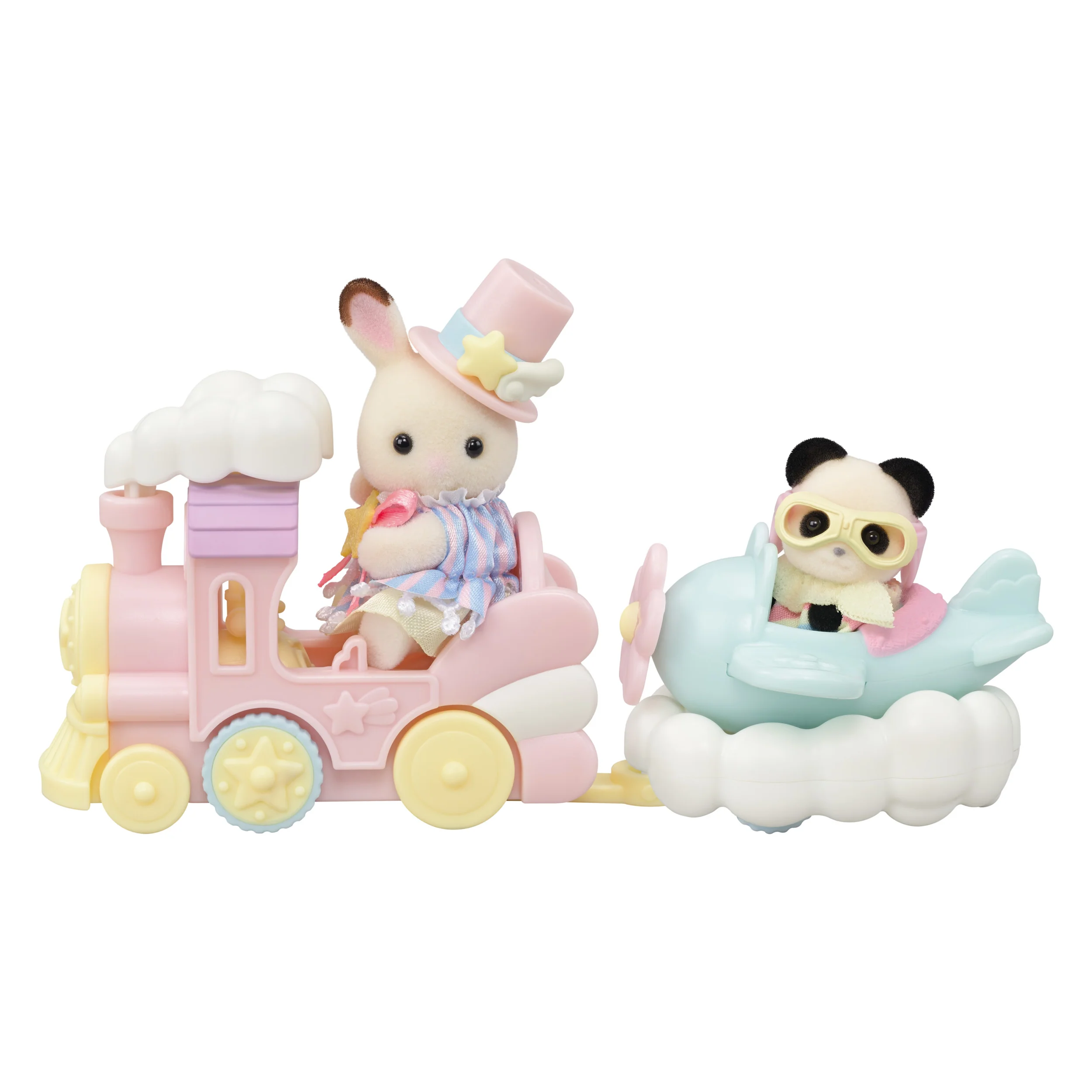 Sylvanian Families Amusement Park Ride Set -Plane & Train - Image 4