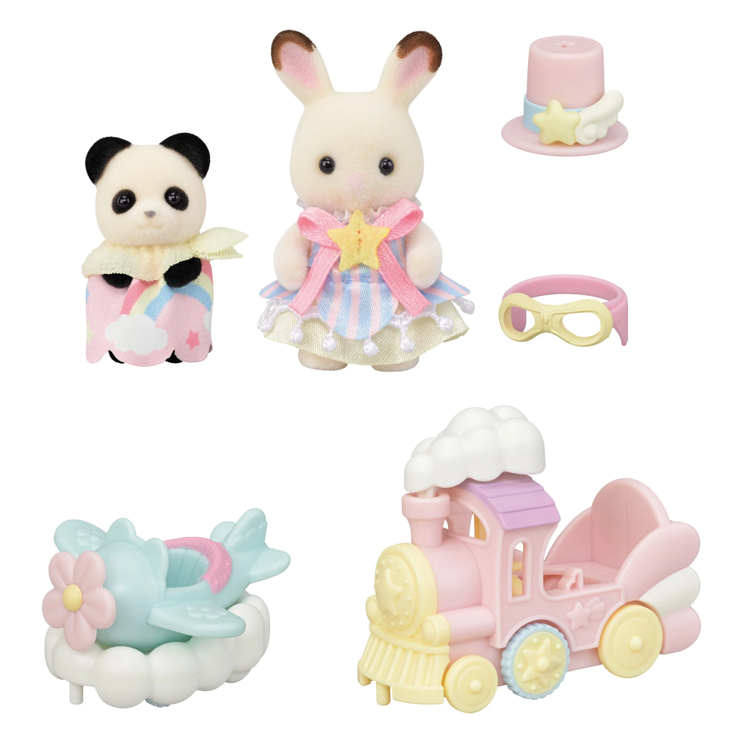 Sylvanian Families Amusement Park Ride Set -Plane & Train - Image 9