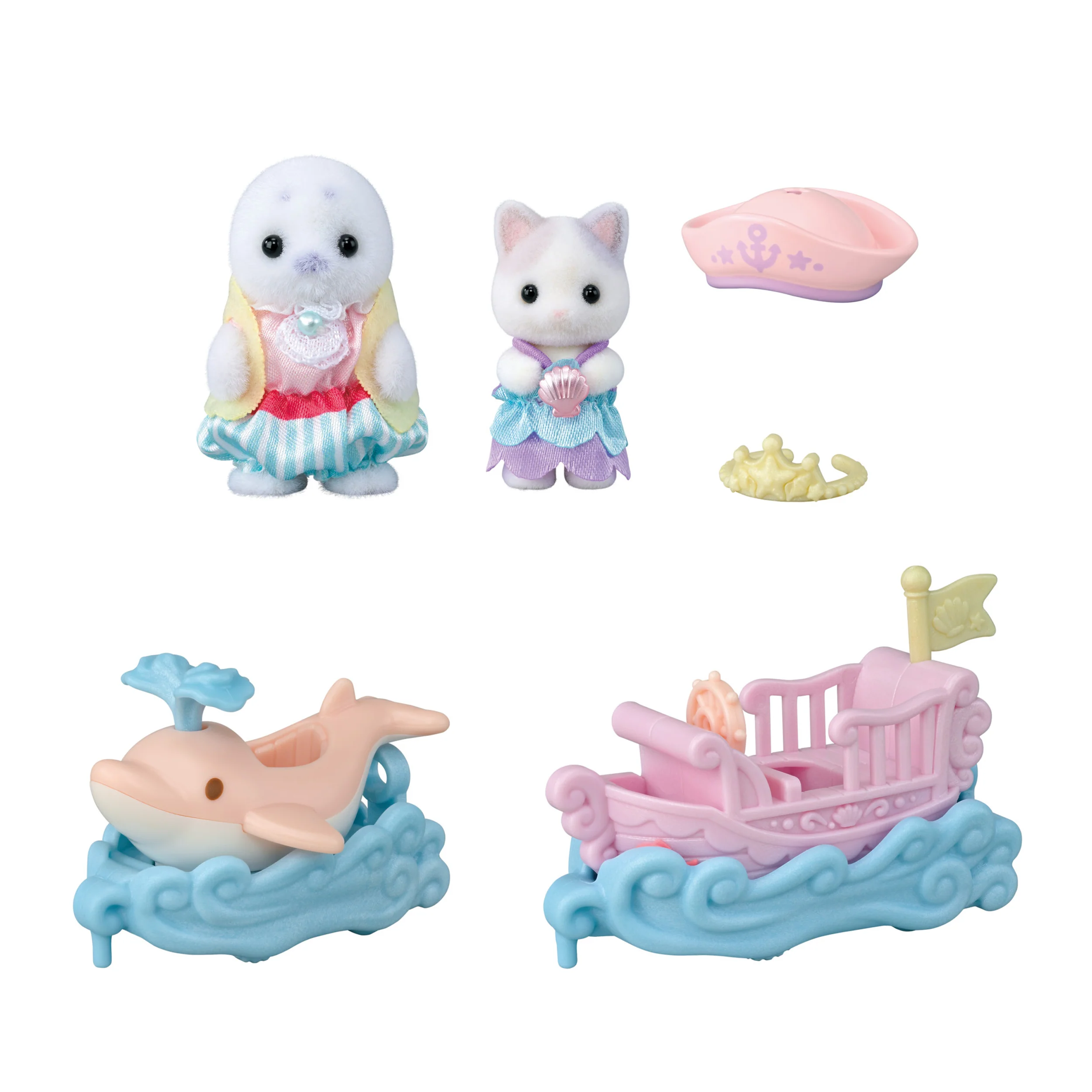 Sylvanian Families Amusement Park Ride Set Ride the Waves - Image 5