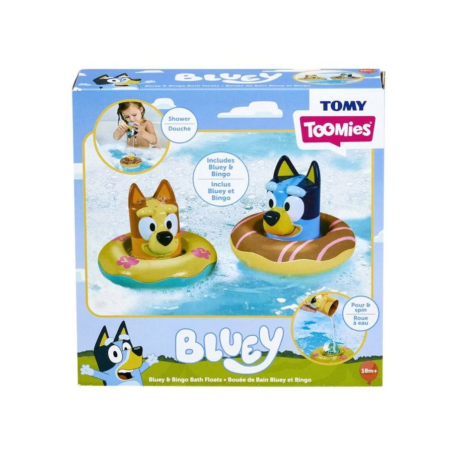 Tomy Toomies 2pc Bluey Bath Floats - Image 2