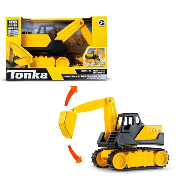 Tonka: Steel Classics 1:32 Excavator - Image 2