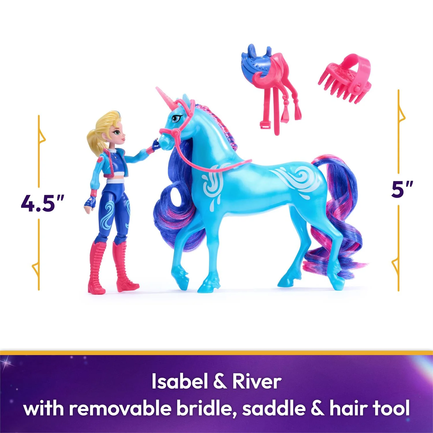 Unicorn Academy Small Doll Isabel & River - Image 2