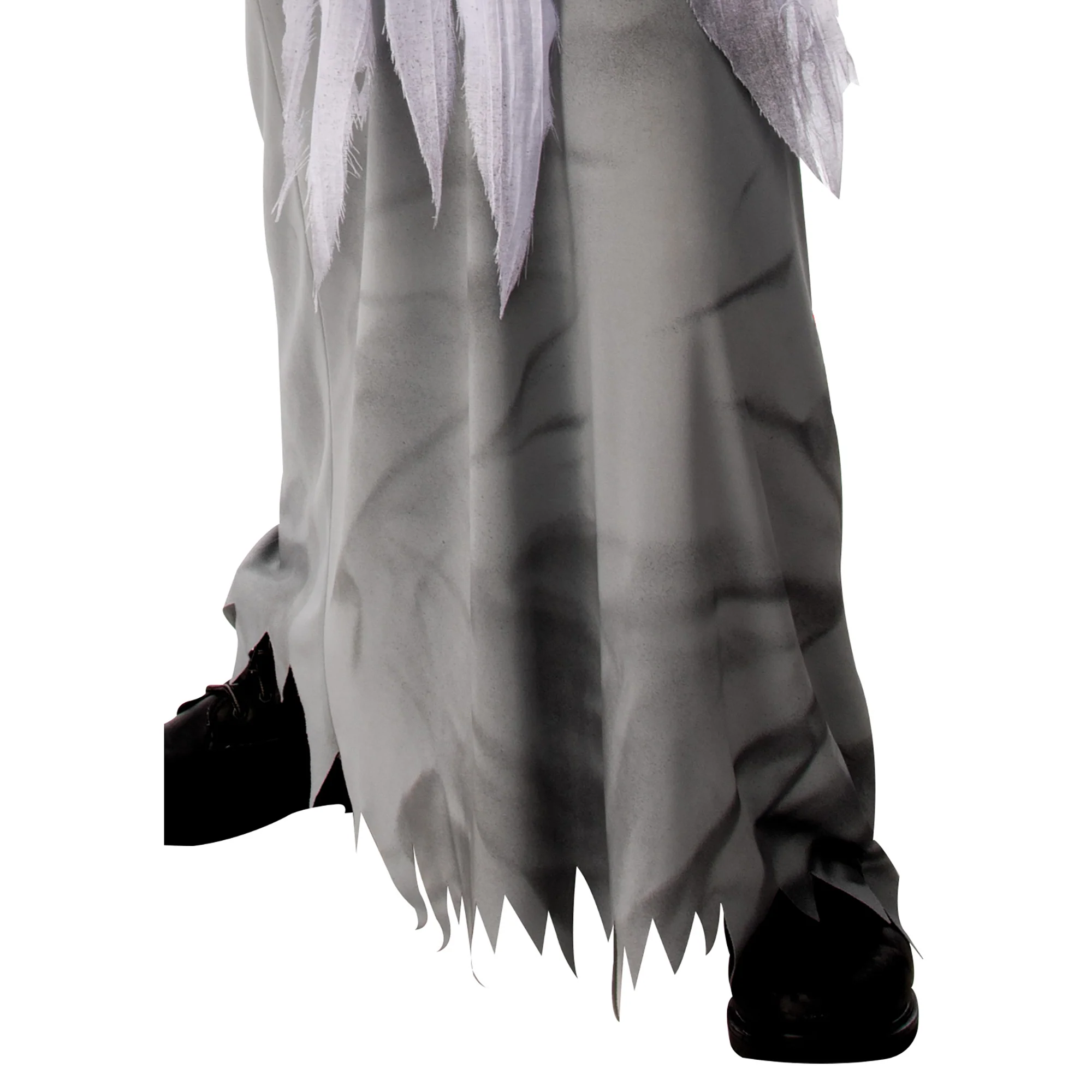 White Demon Hooded Robe Costume - Image 4