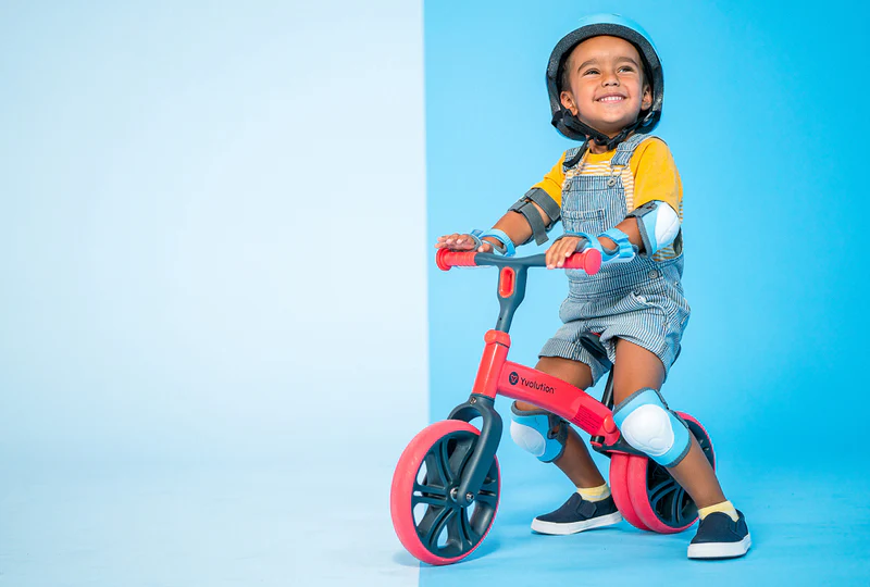 Yvolution Velo Junior Balance Bike Red - Image 3