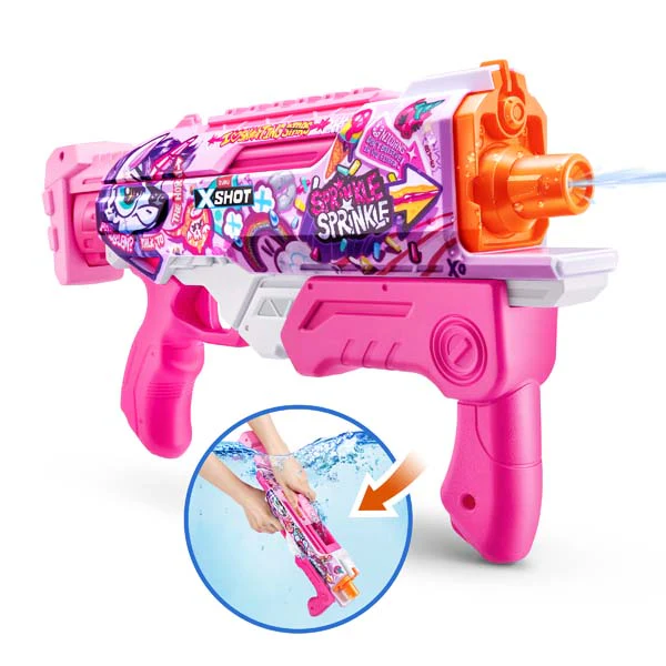 ZURU XSHOT Fast Fill Skins Hyperload - Unicorn Splash - Image 2