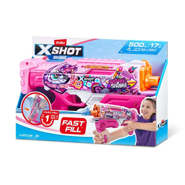 ZURU XSHOT Fast Fill Skins Hyperload - Unicorn Splash - Image 6